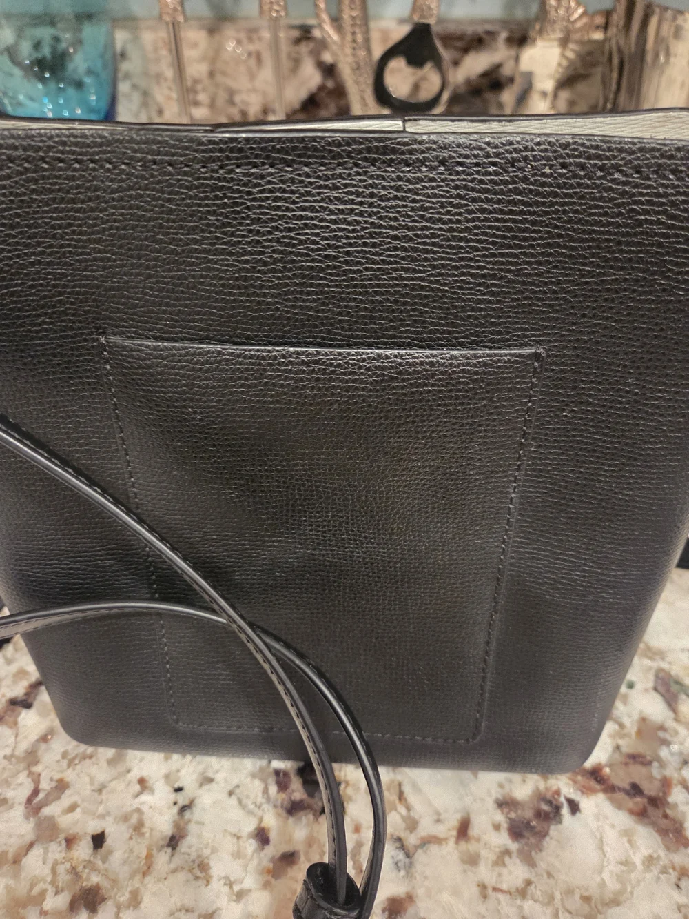kate spade Black Saffiano Leather Crossbody Bag with Matching Wallet